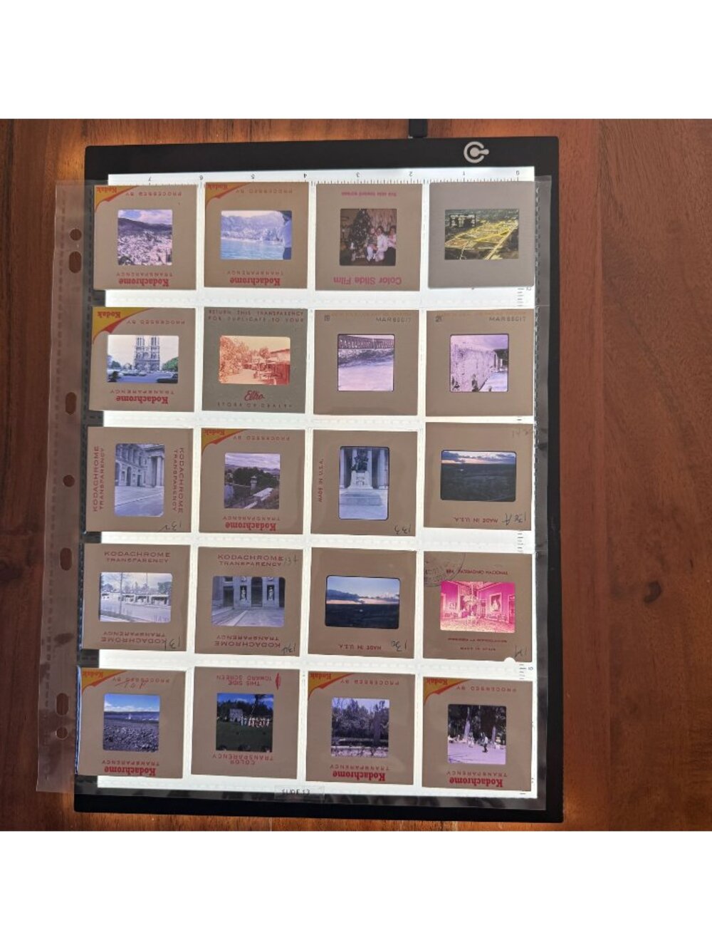 60 Vintage 35mm Photo Slides Lot 1960s Kodachrome Europe Travel Architecture